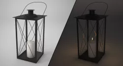 Exterior lantern Free 3D model