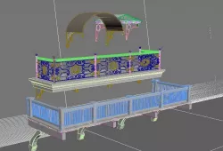 facades balcony Free 3D model