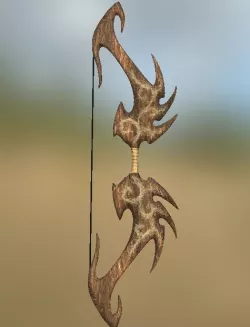 Fantasy Bow Free low-poly  3D model