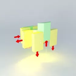 Fault and fault blocks Free 3D model