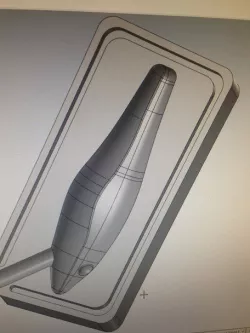 Fishing lure mold Free 3D model