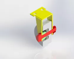 Fixed Caster Wheel Free 3D model