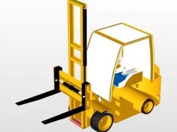 Forklift  Free 3D model