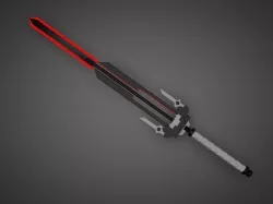 Futuristic Sword Free low-poly  3D model
