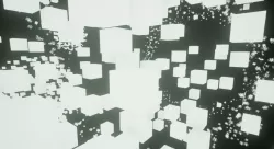 Galaxy made of cubes Free 3D model