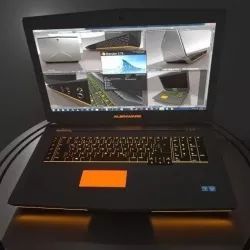 Gaming Laptop Alienware 18 Free 3D model