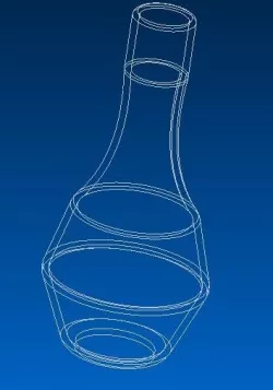 Glass bottle Free 3D model