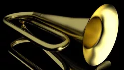 Golden Bugle Free 3D model