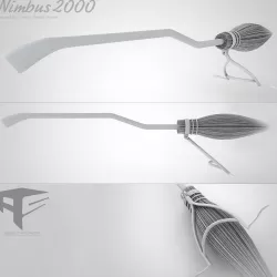 Harry Potter Nimbus 2000 Free 3D model