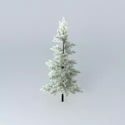 HD Pine Tree Model Free 3D model