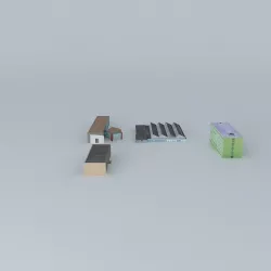 High School RibÃ©rac Free 3D model