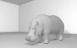 Hippo Free 3D model