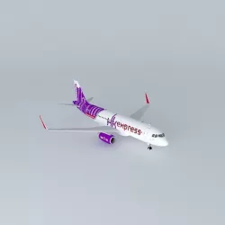 HK Express Airbus A320 232 B LCC  New Livery 2015 Sharklets Free 3D model