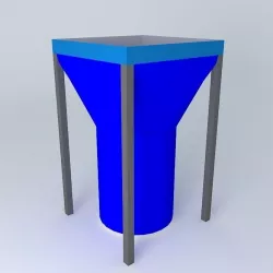 Hopper for FINPOL FR4-4 filter Free 3D model