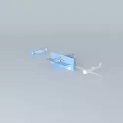 IAR-80 WW II Plane WIP Free 3D model