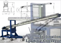 Inclination Loading Conveyor Free 3D model