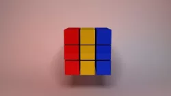 Iron Cube  Free low-poly  3D model