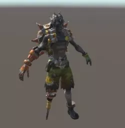 Junkrat from Overwatch Free low-poly  3D model