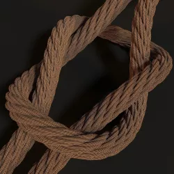 Knot Rope Free 3D model