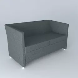 Komac Jac 2 seater sofa Free 3D model