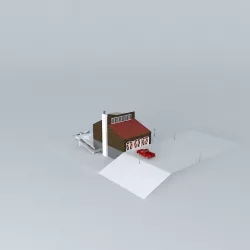 Lake Lodge Free 3D model