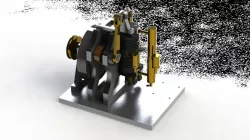 Linford Two-Stroke Engine Free 3D model