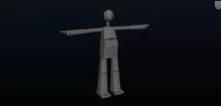 LoPoly Dummy Free low-poly  3D model