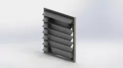 Louvre Shutter Free 3D model