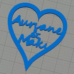 Love Auriane et maki Free 3D model