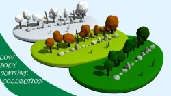 Low poly nature collection FREE Free low-poly  3D model