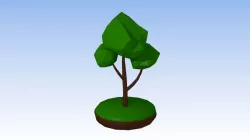 Low poly tree Free low-poly  3D model