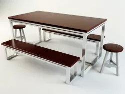  lunch table Free 3D model