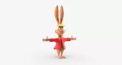 Mad Hare High-poly Free 3D model