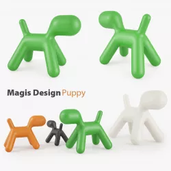 Magis Puppy Childrens Chair Free 3D model