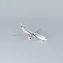 Malaysia Airlines System Sistem Penerbangan Malaysia Airbus A... Free 3D model
