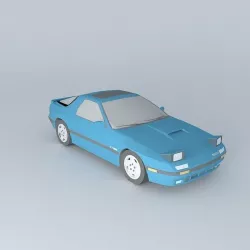 Mazda RX-7 Savanna Free 3D model