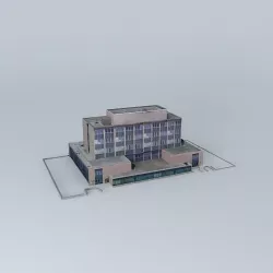 McMaster University Downtown Centre  Free 3D model