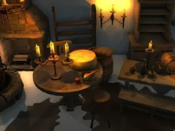 Medieval Interior Asset Pack Free low-poly  3D model