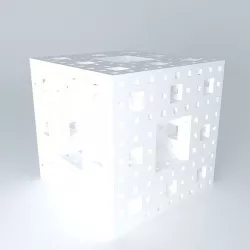 Menger sponge Free 3D model