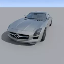 Mercedes SLS AMG Free 3D model