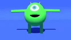 Mike Wazowski Free 3D model