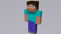 Minecraft Character - Steve Free 3D model