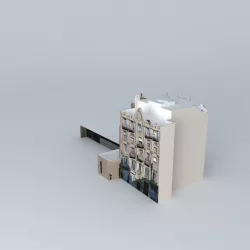 Modern building  Free 3D model