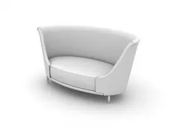 Modern couch Free 3D model