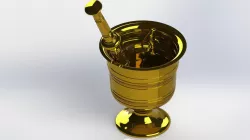 Mortar and Pestle Free 3D model