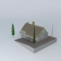 Mountain House 2 Free 3D model
