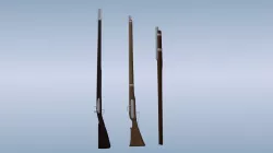 Muskets set Free 3D model