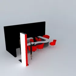 Nail Bar interior Free 3D model