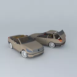 NEG cabriolet car  Free 3D model