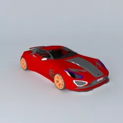 NEG Sports car   Free 3D model